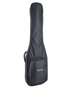 Boston gig bag for electric bass guitar, 10 mm. padding, cordura, 2 straps, large pocket, black