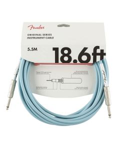 Fender Original Series instrument cable, 18.6ft, daphne blue