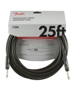 Fender Professional Series instrument cable, 25ft, black