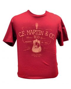 Martin SPA T-shirt CFM D28 cardinal red - size M