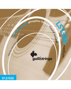Galli string set acoustic phosphor bronze wound, medium, 013-017-026-035-045-056