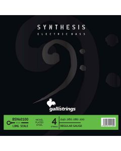 Galli Synthesis string set electric bass, nickel and steel double winding, regular, 040-060-080-100