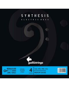 Galli Synthesis string set electric bass, nickel and steel double winding, medium, 045-065-085-105
