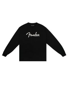 Fender Spaghetti logo long sleeve T-shirt, black, M