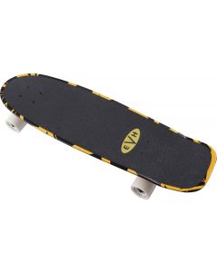 EVH® Skateboard black/yellow stripes 