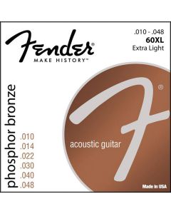 Fender Phosphor Bronze string set acoustic ph.bronze roundwound extra light 010-014-022-030-040-048 
