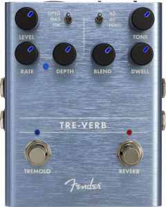 Fender® Tre-Verb Reverb/Tremolo Pedal 