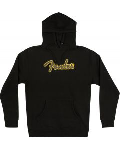 Fender® Yellow Stitch Logo Hoodie bk L 