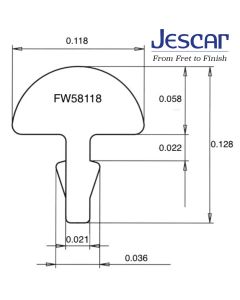 Jescar 58118 Fret Wire 2