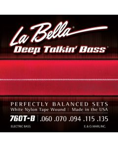 La Bella Bass 760TB White Nylon 060/135