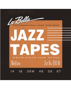 La Bella Jazz Tapes 600M Wh.Nylon Med. 