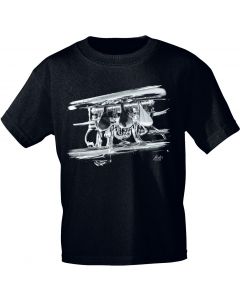 T-Shirt black OberKrainer-Trompeter XL