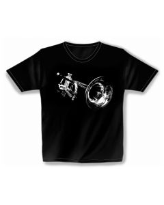 T-Shirt black Space Trumpet L