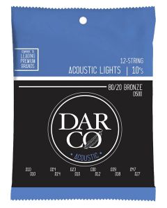 Darco string set acoustic 12-string 80/20 bronze