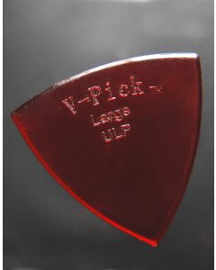 V-Pick Lrg Ptd Ultra Lite Pick ruby red 