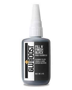 Gluboost Fill  Finish black finisher cyanoacrylic glue