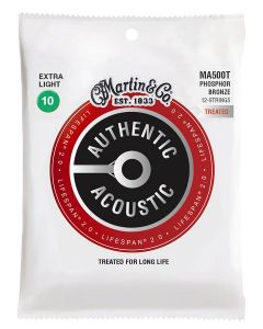 Martin Authentic Acoustic Lifespan 2 string set 12-string phosphor bronze