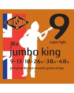 Rotosound Jumbo King string set acoustic phosphor brounze wound 9-48