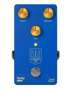 Harby Pedals USA distortion-sustainer-fuzz guitar effect pedal BMF