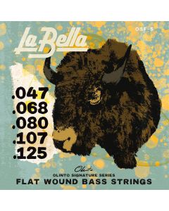 La Bella Olinto Signature Flats string set electric 5-string bass