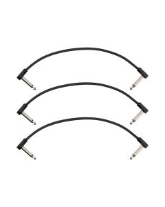 Fender Professional Series Blockchain 8" patch cable, 3-pack, angle/angle