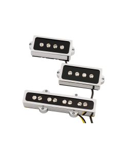 Fender Genuine Replacement Part cobalt chrome P/J Bass pickup set