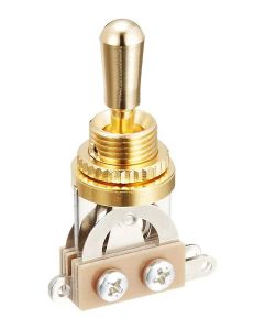Boston toggle switch 3-way, made in Japan, gold plated hardware and parts, nickel contacts