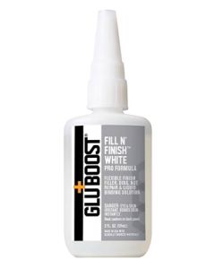 Gluboost Fill n’ Finish white finisher cyanoacrylic glue