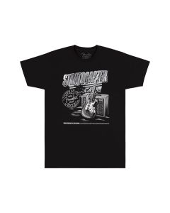 Fender Clothing T-Shirts Stratocaster 70th Anniversary, tee, black, XL