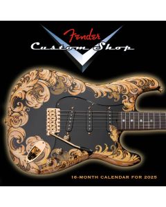 Fender Custom Shop Series 2025 Guitar Calendar, 13 timeless classics