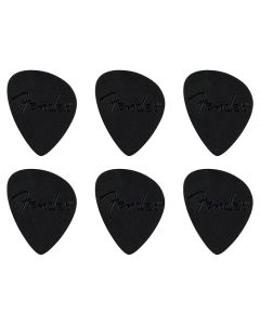 Fender offset picks, 6 pieces, black