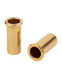 Halon thimbles, for imperial posts, stainless steel, gold plated gloss