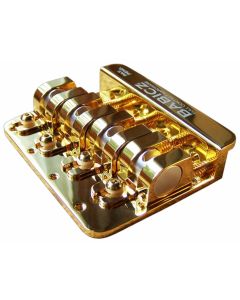 Babicz FCH-4 Bass Bridge - 5 Hole Mount - Gold