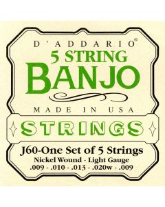 D'Addario snarenset 5-snarige banjo