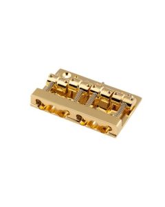 Sadowsky Parts - MetroExpress Quick Release Bridge, 19 mm, 4-String - Gold