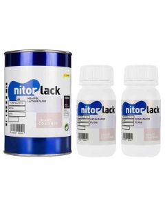 NitorLACK NitorPOL polyurethane lacquer, gloss clear - 1000ml can + 500ml hardener