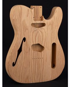 Body Tele thinline model (made in Germany), 2 piece roasted pine, roasted ash figured top