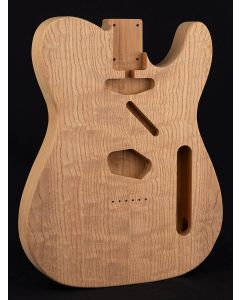 Body Tele model (made in Germany), 2 piece roasted pine, roasted ash figured top