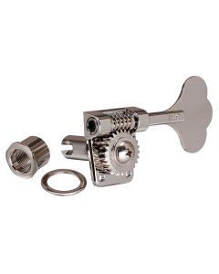 Gotoh machine heads for bass guitar, 4x left 1x right, 1:26 ratio, lightweight resolite, nickel