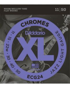 D'Addario XL Chromes snarenset elektrisch