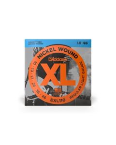 D'Addario XL Nickel Round Wound snarenset elektrisch, regular light, 010-013-017-026-036-046  EXL110