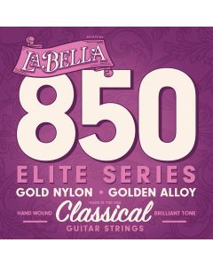LaBella Concert snarenset klassiek, gold nylon trebles, gold basses, 028-032-040-029-034-041