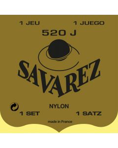 Savarez snarenset klassiek, Jaune, rectified nylon, traditional basses, extra hard tension