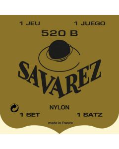 Savarez snarenset klassiek, Blanc, rectified nylon, traditional basses, soft tension