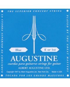 Augustine Blue Label E-1 snaar voor klassieke gitaar, clear nylon, extra hard tension