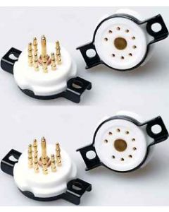 Socket Premium 9 polig Teflon Gold Pin