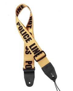 Gaucho Icon Series guitar strap 'police line - do not cross'