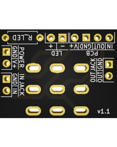 PCB for 3PDT Footswitch Wiring