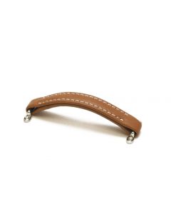 Handle Dog Bone Leather Look Light Brown